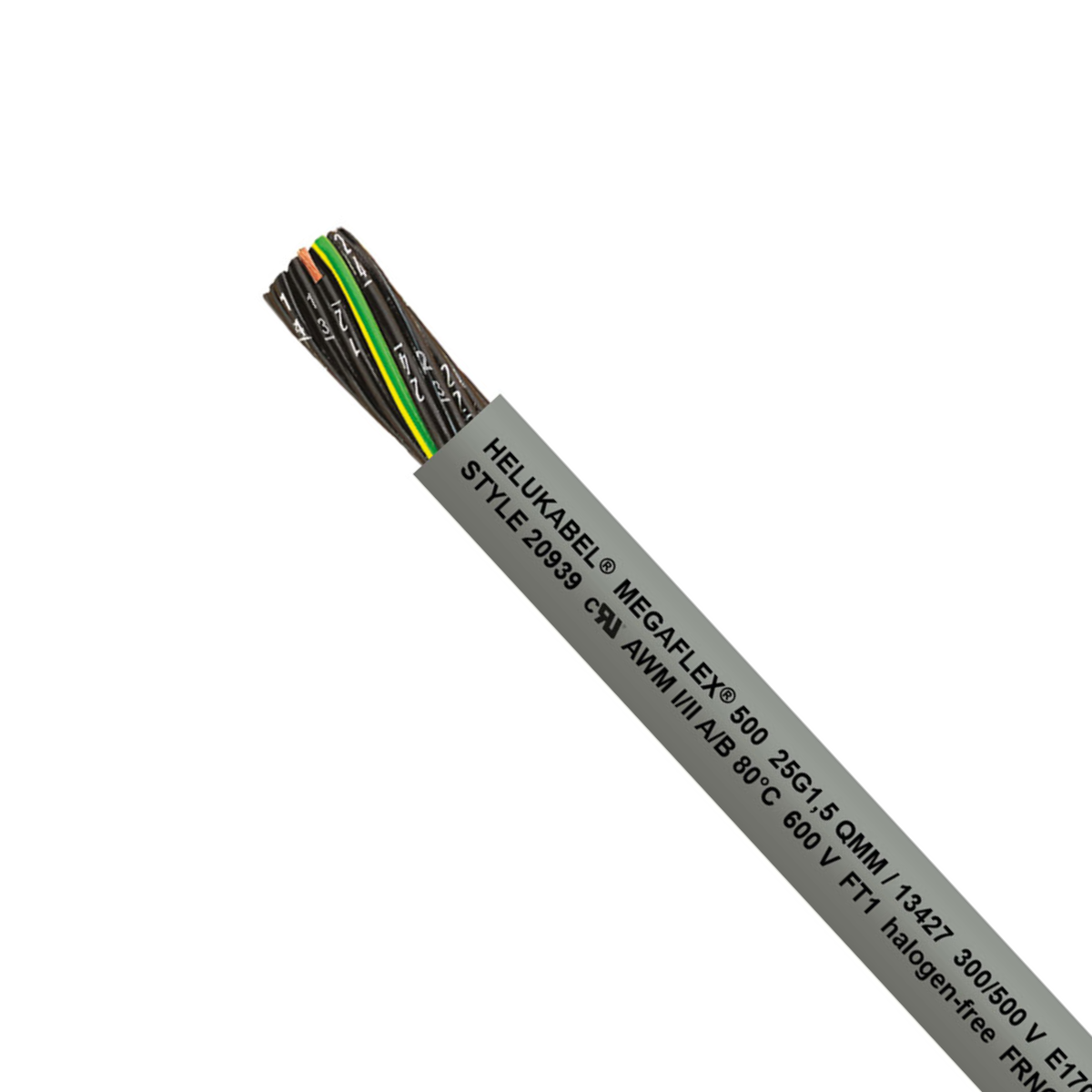 Гнучкі контрольні безгалогенові кабелі UL/CSA