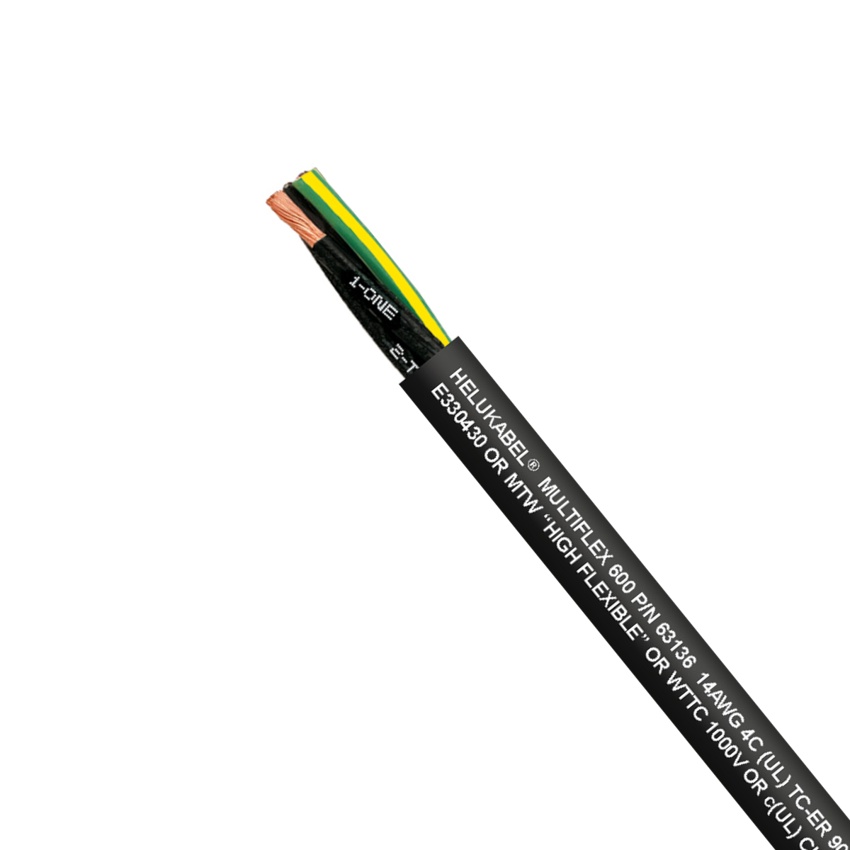 Гнучкі контрольні кабелі з ПВХ оболонкою UL/CSA