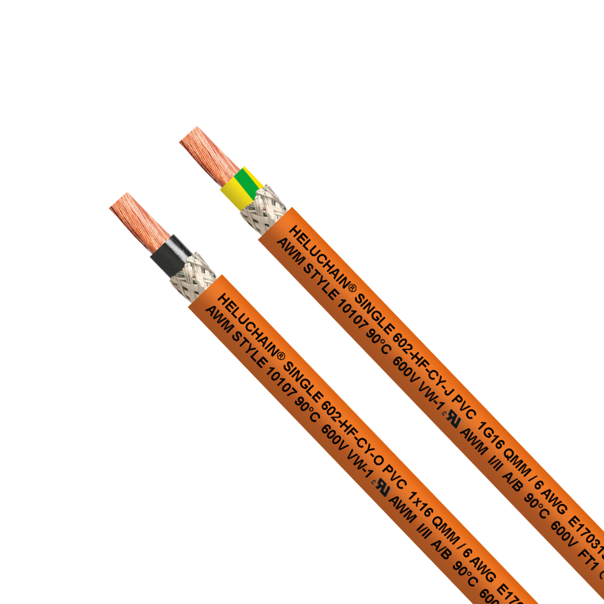 Кабелі Drag Chain з ПВХ-оболонкою UL/CSA