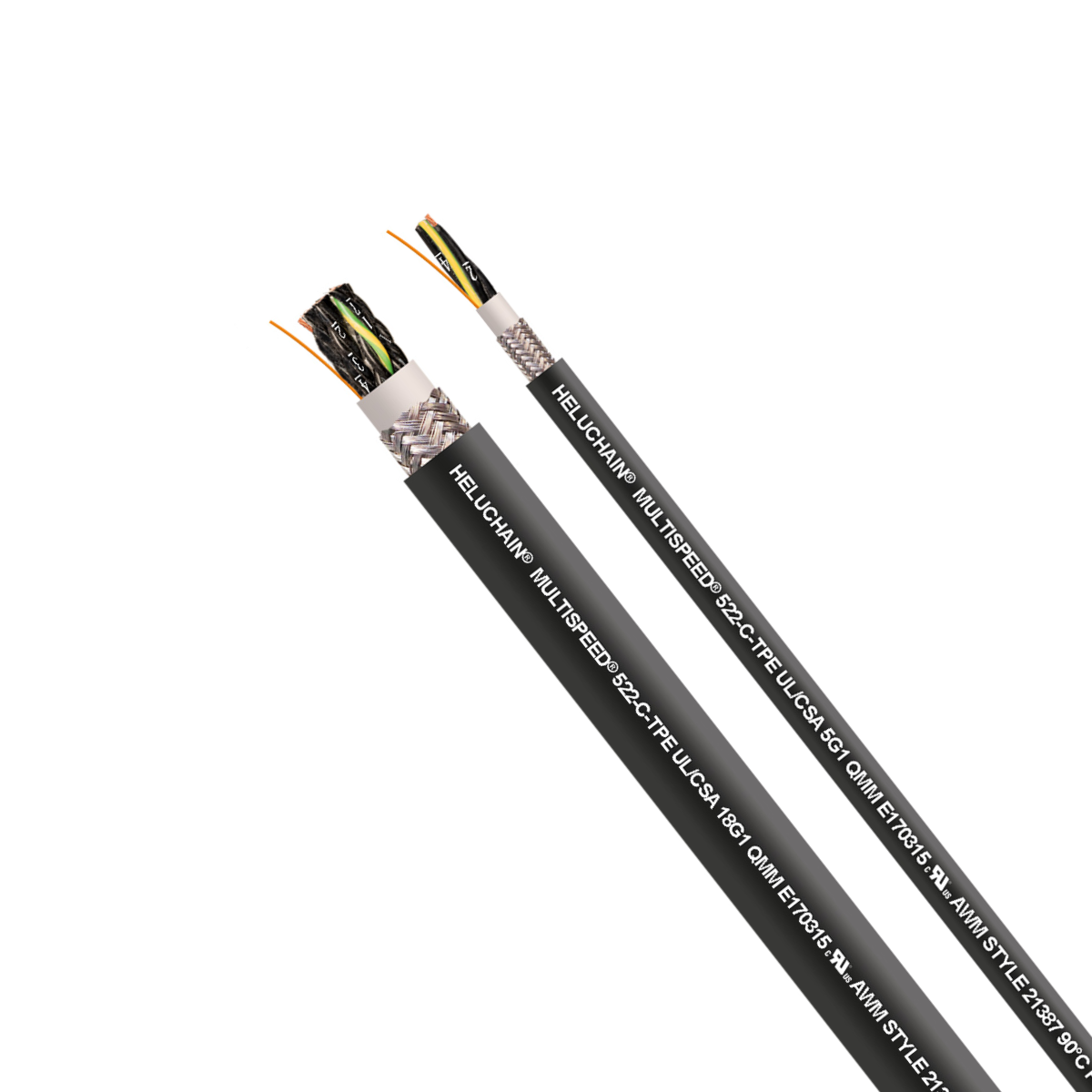 Кабелі Drag Chain з TPE оболонкою UL/CSA