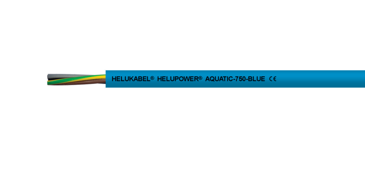 Підвищена продуктивність кабелю HELUPOWER AQUATIC-750-BLUE