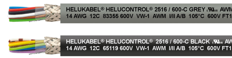 HELUCONTROL® 2516 / 600-C GREY  /  HELUCONTROL® 2516 / 600-C BLACK