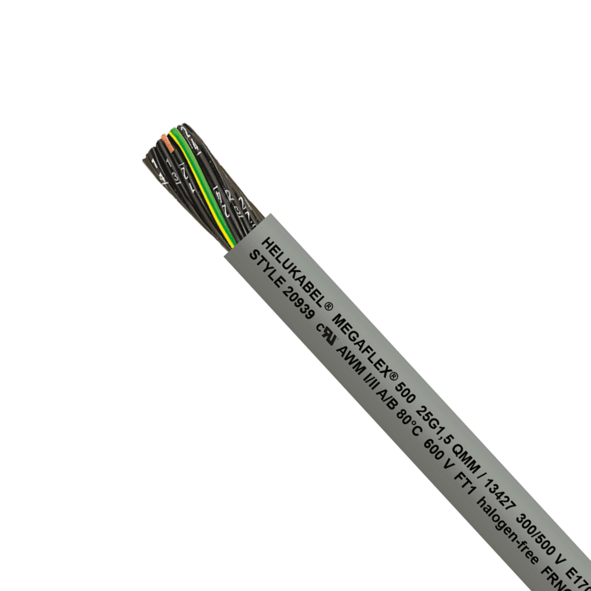 Гнучкі контрольні безгалогенові кабелі UL/CSA