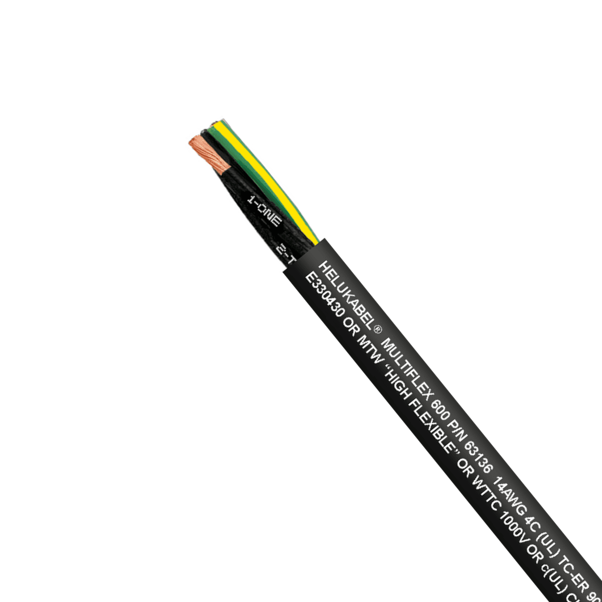 Гнучкі контрольні кабелі з ПВХ оболонкою UL/CSA