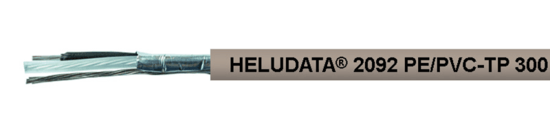 HELUDATA® 2092 PE/PVC-TP 300 GREY