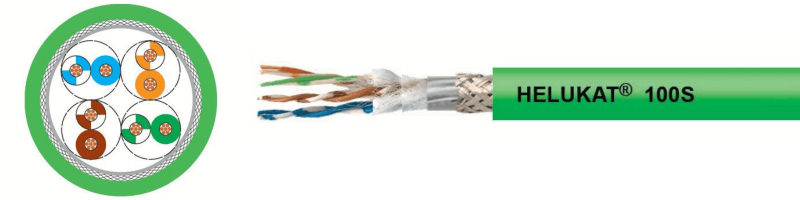 HELUKAT® 100S CAT.5e 30 V 4P SF/UTP PUR CHAIN