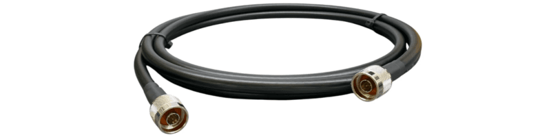 Збірка HF 400 UF-PVC - 20 м + роз'єми N-штекер прямий, обжим