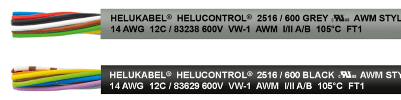 HELUCONTROL® 2516 / 600 GREY  /  HELUCONTROL® 2516 / 600 BLACK