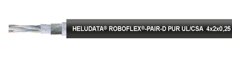 HELUDATA® ROBOFLEX®-PAIR-D PUR UL/CSA
